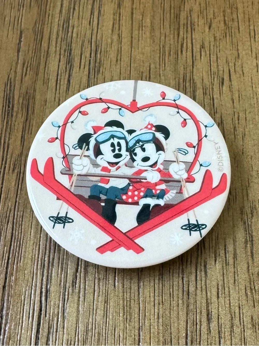 Mickey and Minnie Ski Popsocket!